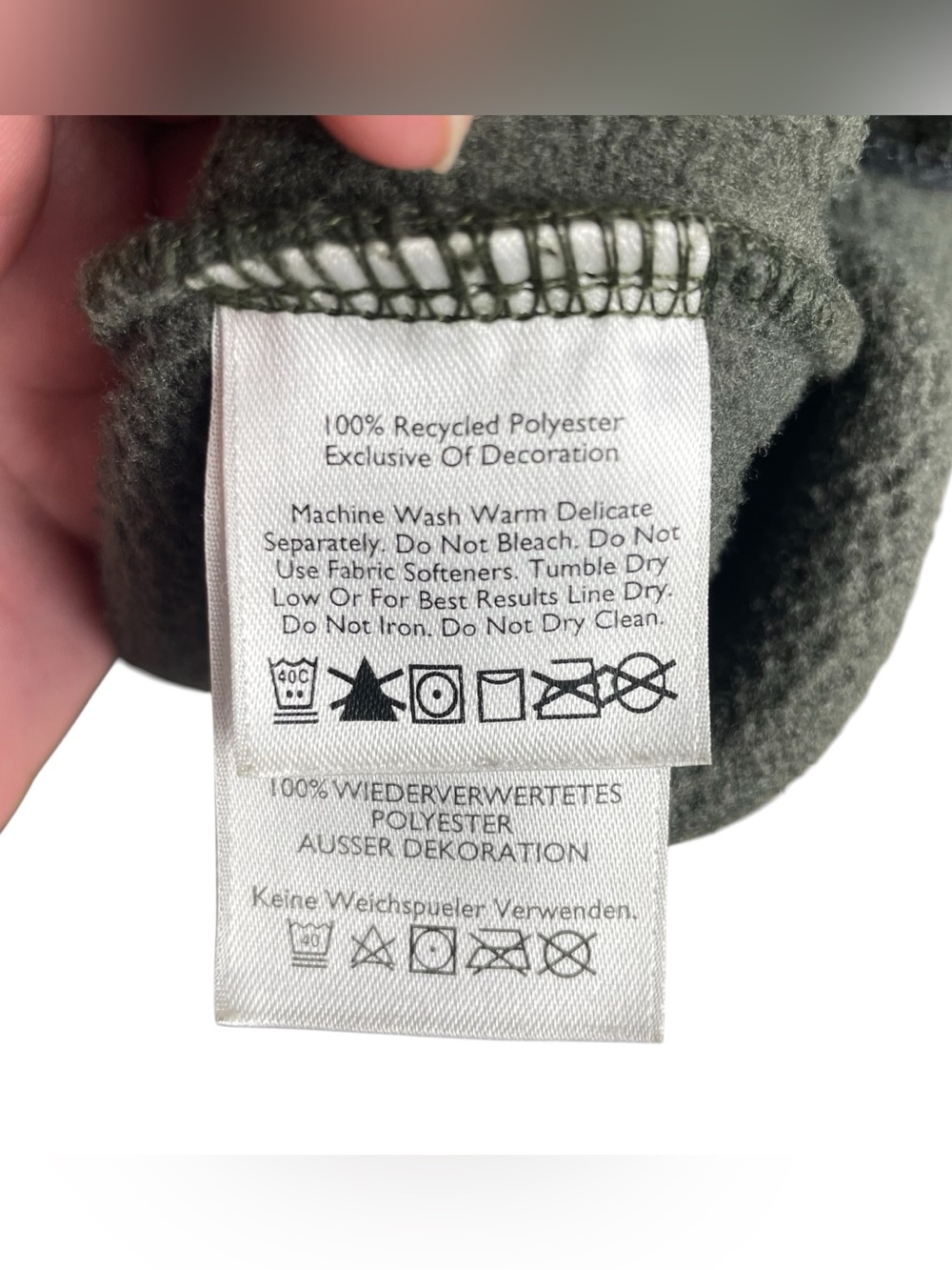 Eddie Bauer Men's Polartec Fleece Full Zip w/Zip Pockets Spruce Green Size 2XL - Picture 15 of 16